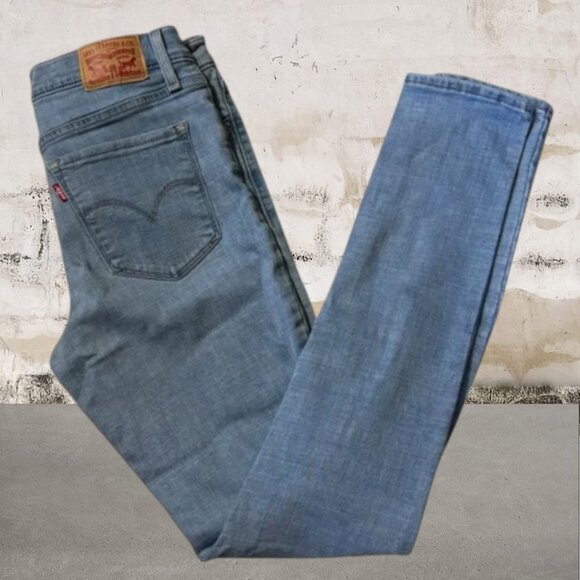 Levi's Women's 311 Shaping Skinny Blue Jeans Size 27 - Picture 3 of 5